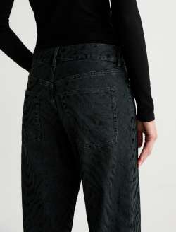 Billie Jean Zebra Pop Low Slung Straight Leg WOMENS BOTTOMS Photo 7