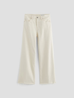 Saige Wide Leg Crop Opal Stone Mid-Rise Wide Leg AG Cloud Soft Denim™ WOMENS BOTTOMS Photo 1