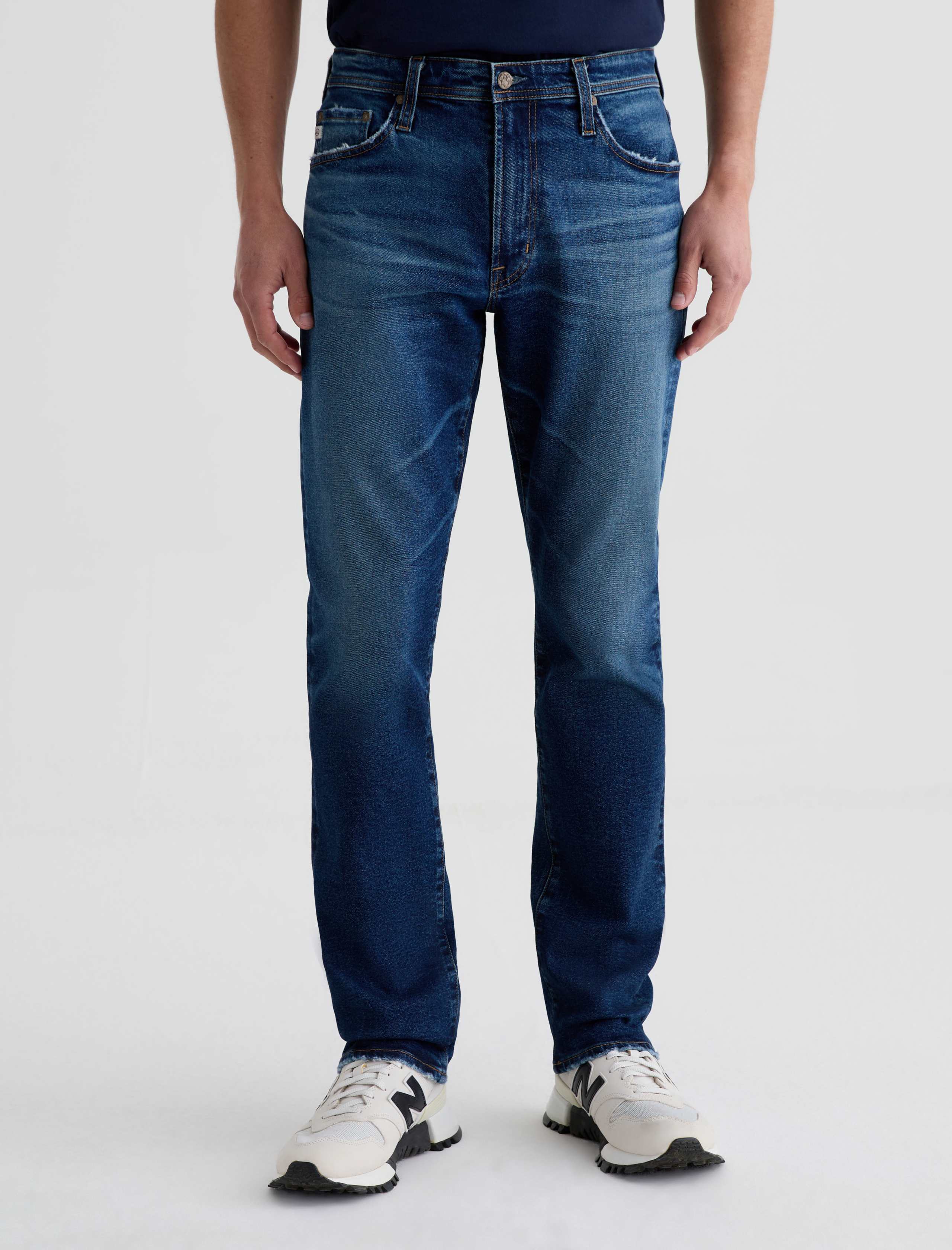 【ANGLAN】25SS★ [AG] Denim Layered Sweat Pants ANGLAN Pants Items | 60% - Asian Fashion Online Store