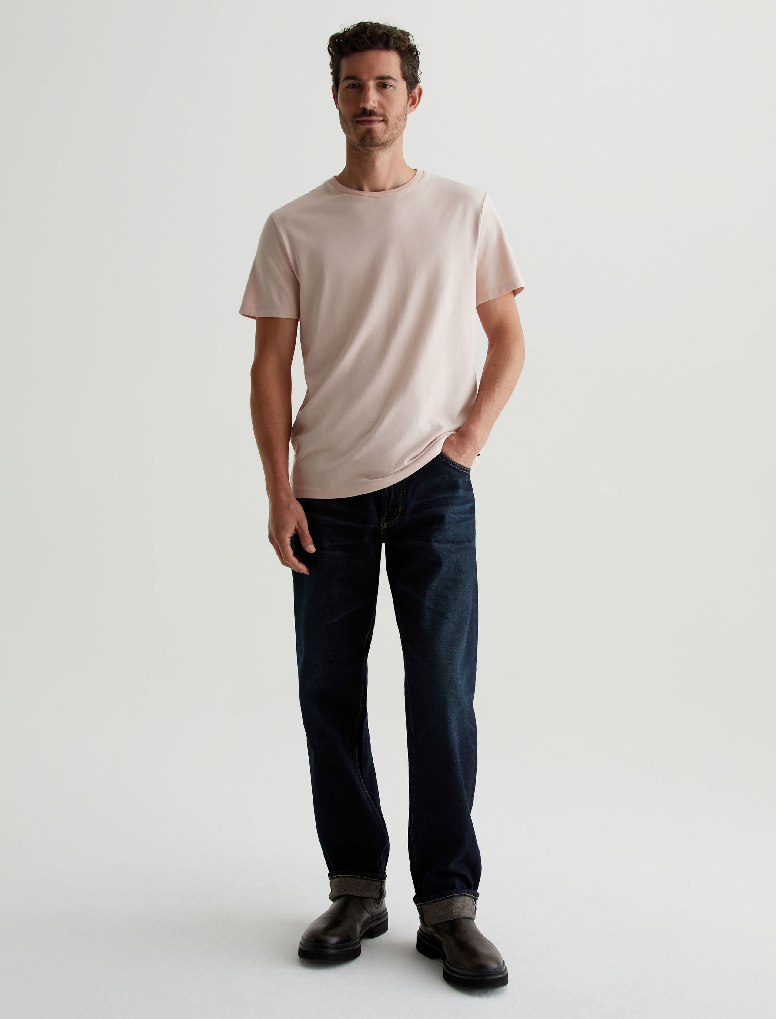 【ANGLAN】25SS★ [AG] Denim Layered Sweat Pants Collection - ANGLAN