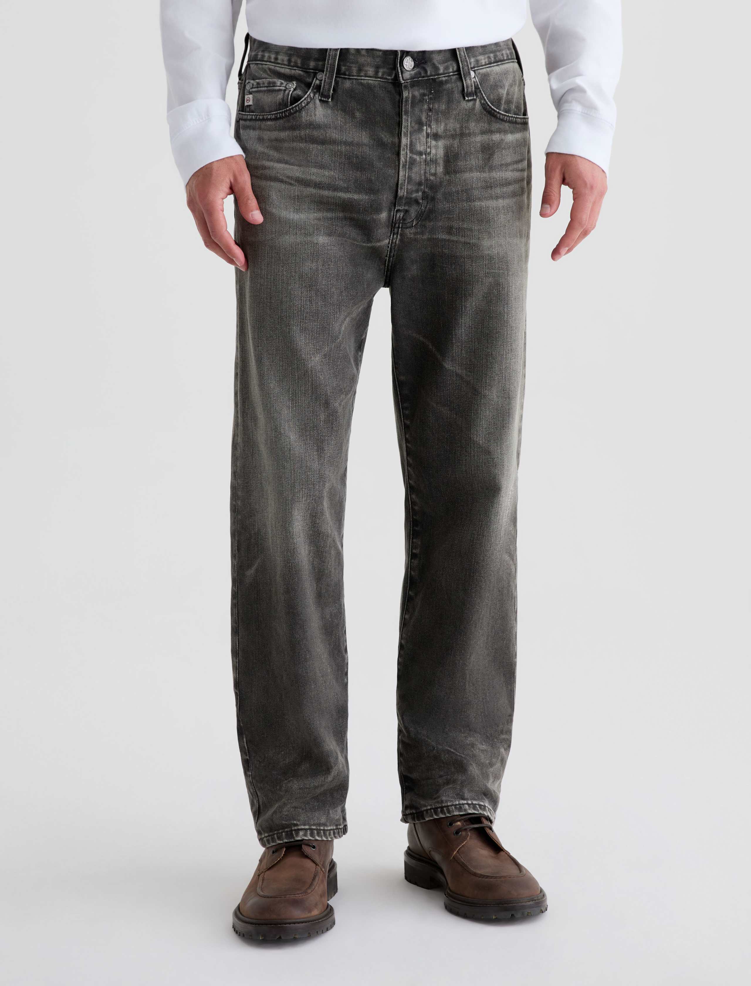 ADRIANO GOLDSCHMIED AG ブラック デニム R118 AG Adriano Goldschmied Jeans Mens 36x31 B-Type II Straight 5