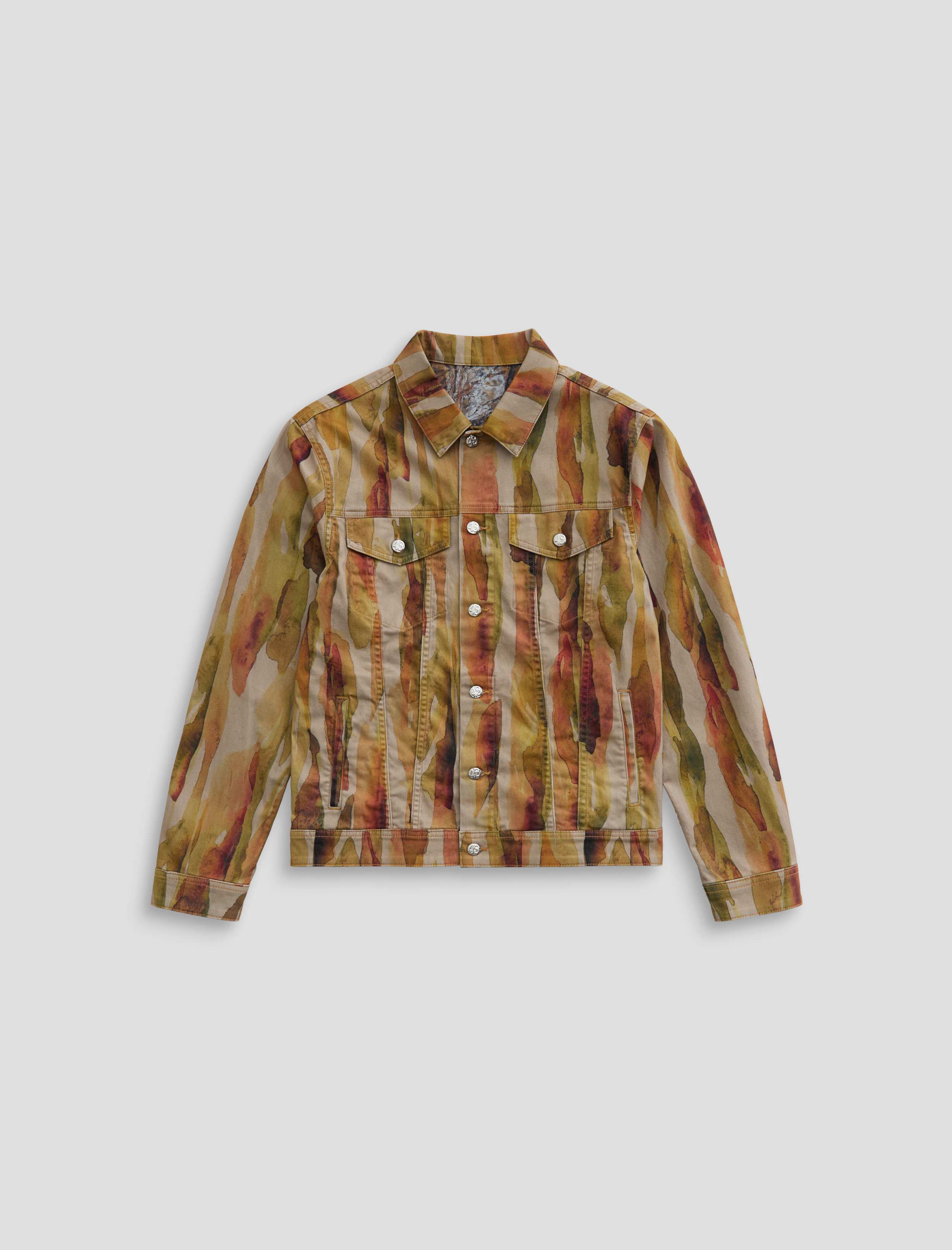 GOLD / ゴールド14oz.DENIM JACKET HARD WASHED Gold Patched Denim - Etsy