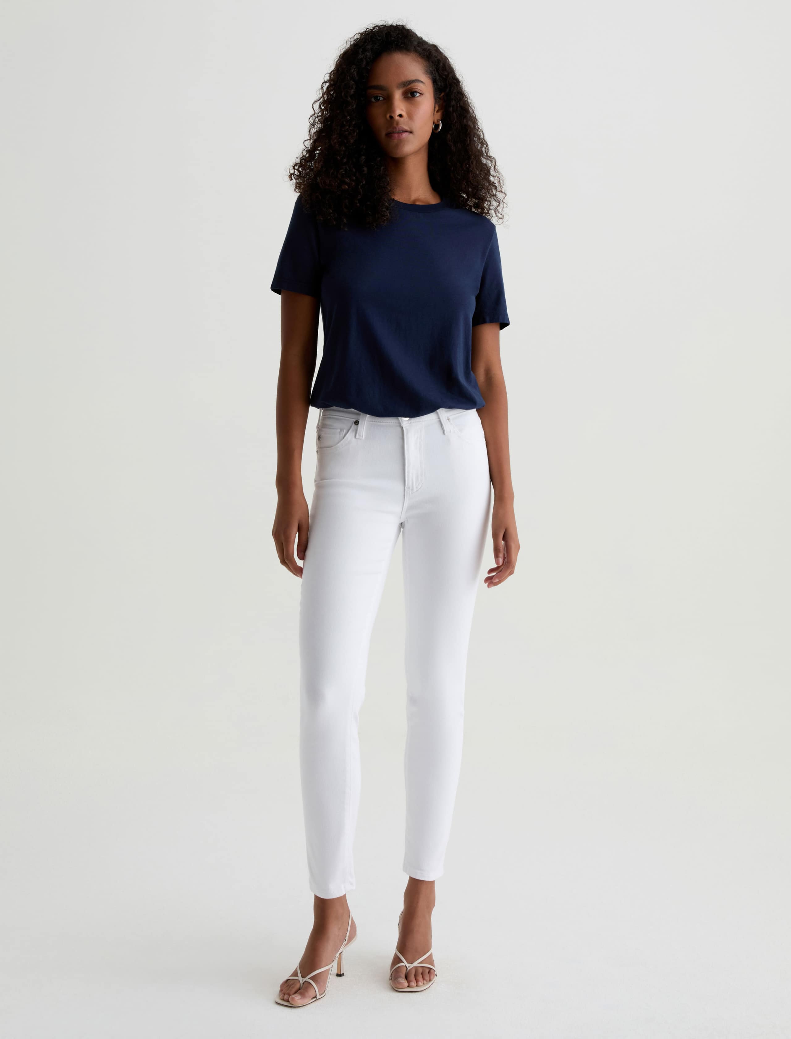 【AG】Prima Ankle シガレットアンクル グリーン シンプル Prima at AG Jeans Official Store