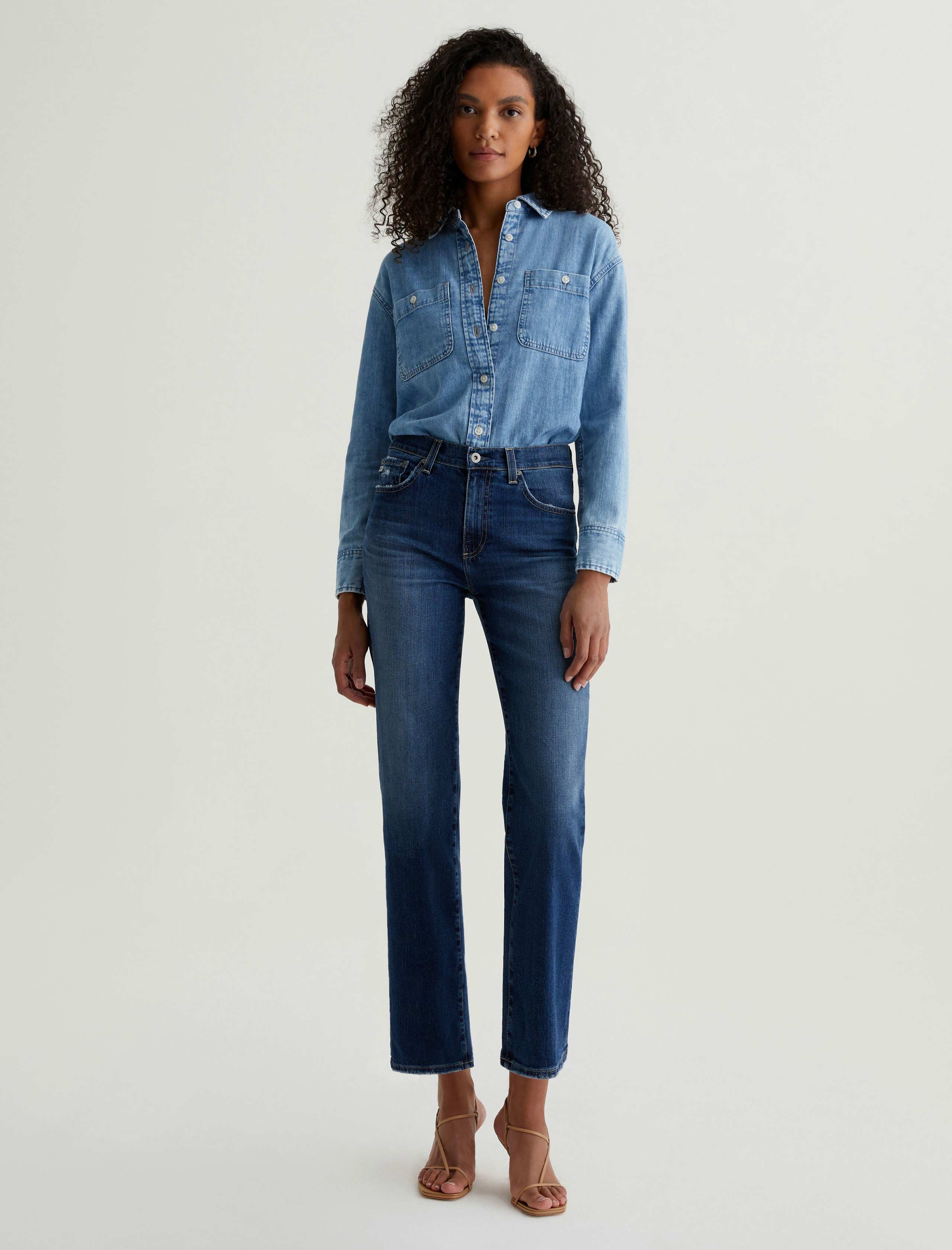 デニム・ジーパン ADRIANO GOLDSCHMIED Women Denim Pants W0015069PARO Grey LED1F79BT07YLJO_1