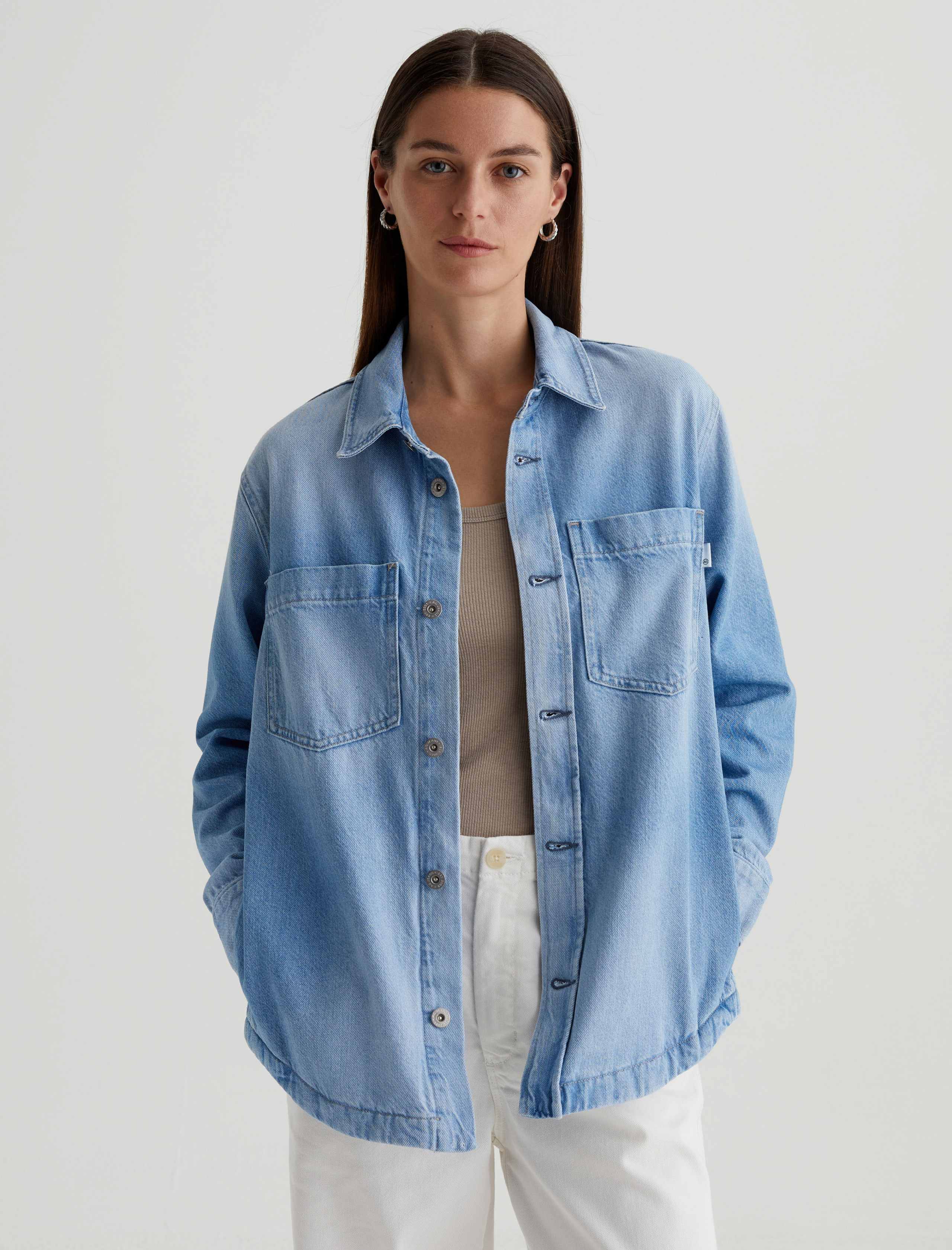 【A.P.C】FEMME 3rd DENIM JKT Vintage wash b2b65ba8522b29d0d47bf60a765cab