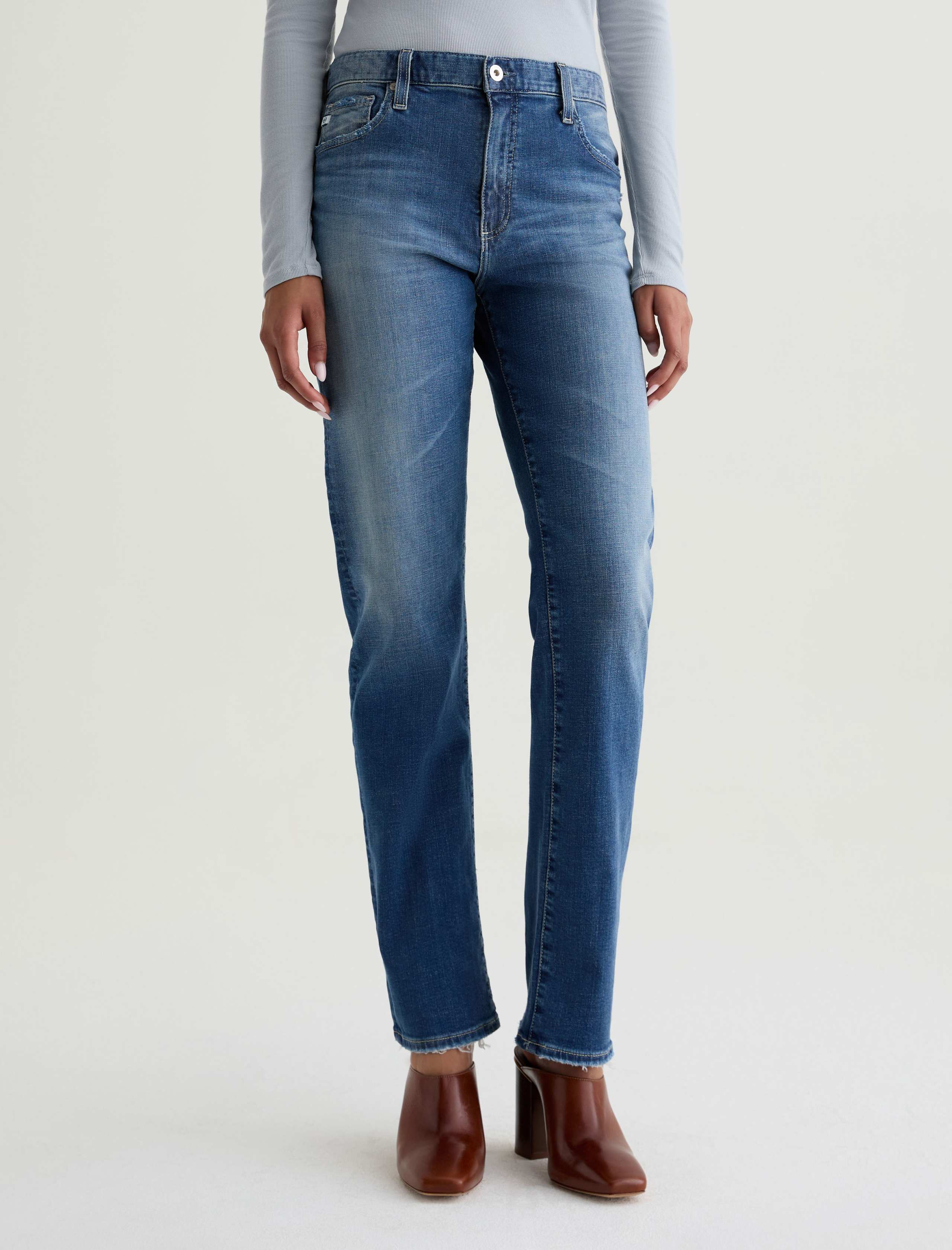 【ANGLAN】25SS★ [AG] Denim Layered Sweat Pants ANGLAN Pants Items | 60% - Asian Fashion Online Store